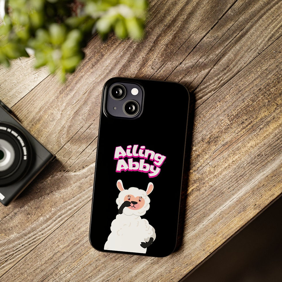 Thumbnail: Ailing Abby - Slim Phone Cases (Black)