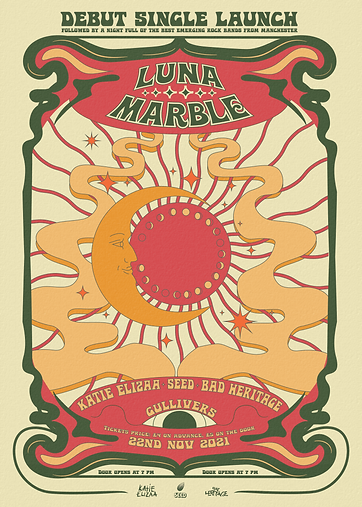 Luna Marble Poster 1