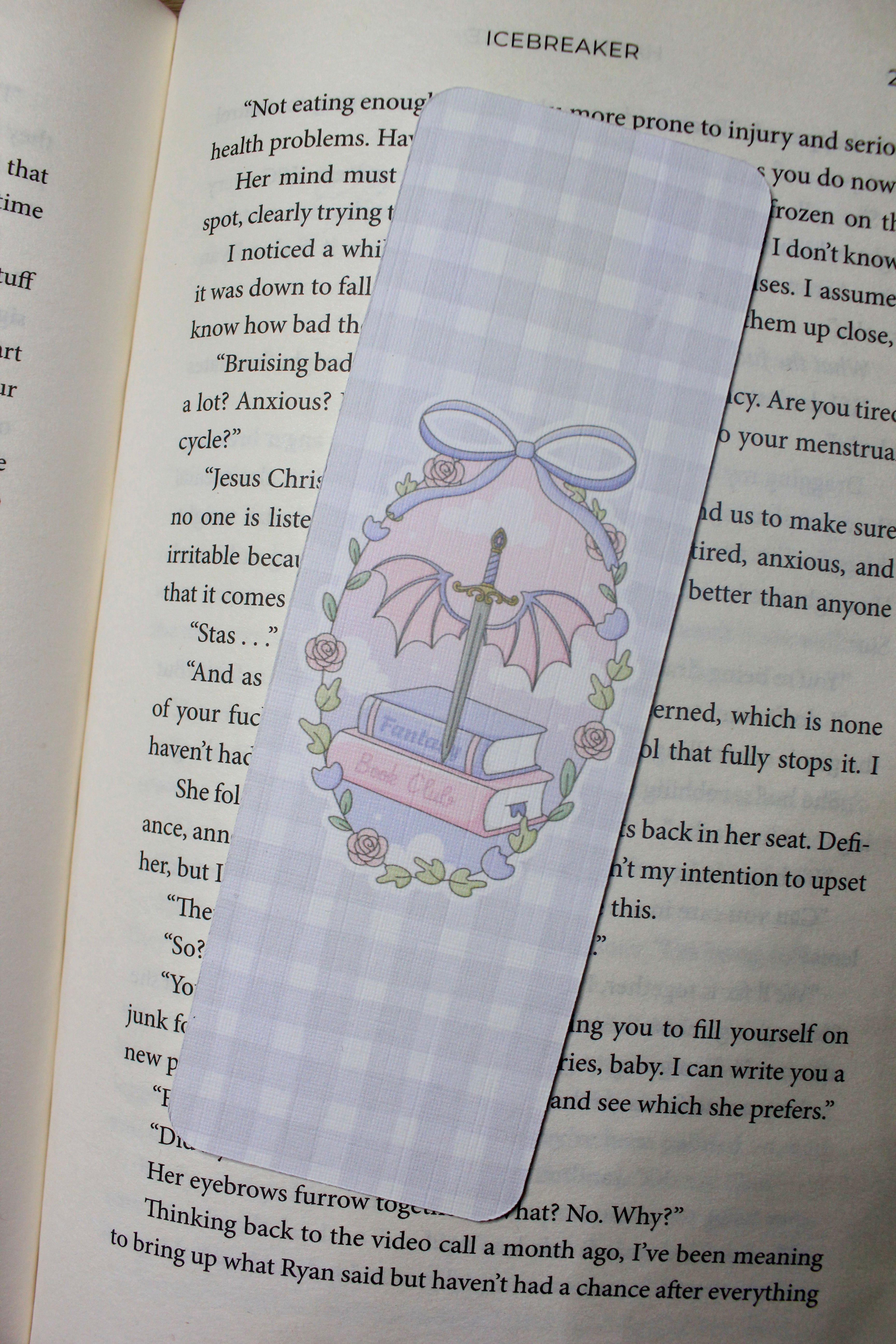 Fantasy Book Club Bookmark