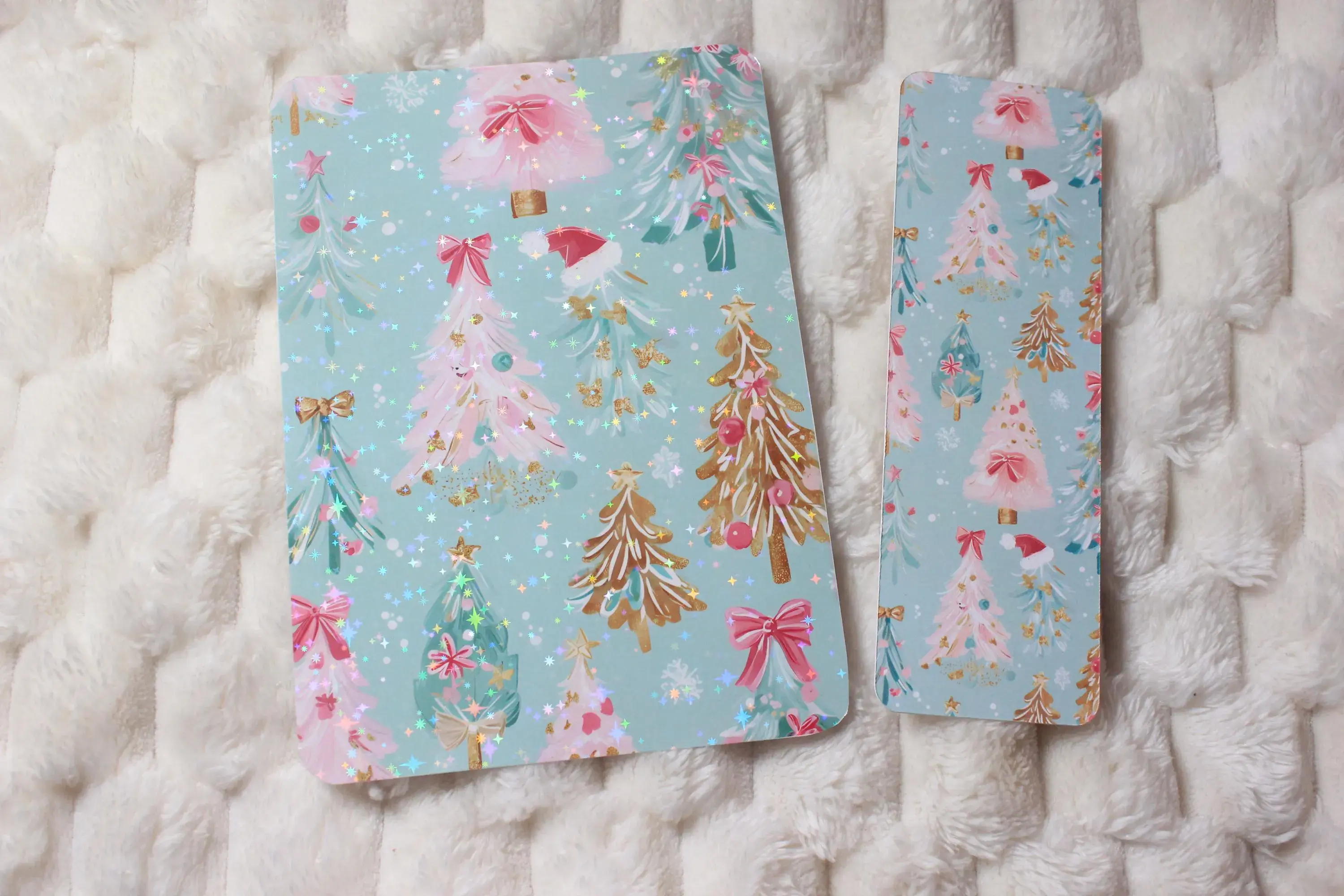 Christmas Trees Kindle Insert & Bookmark Set