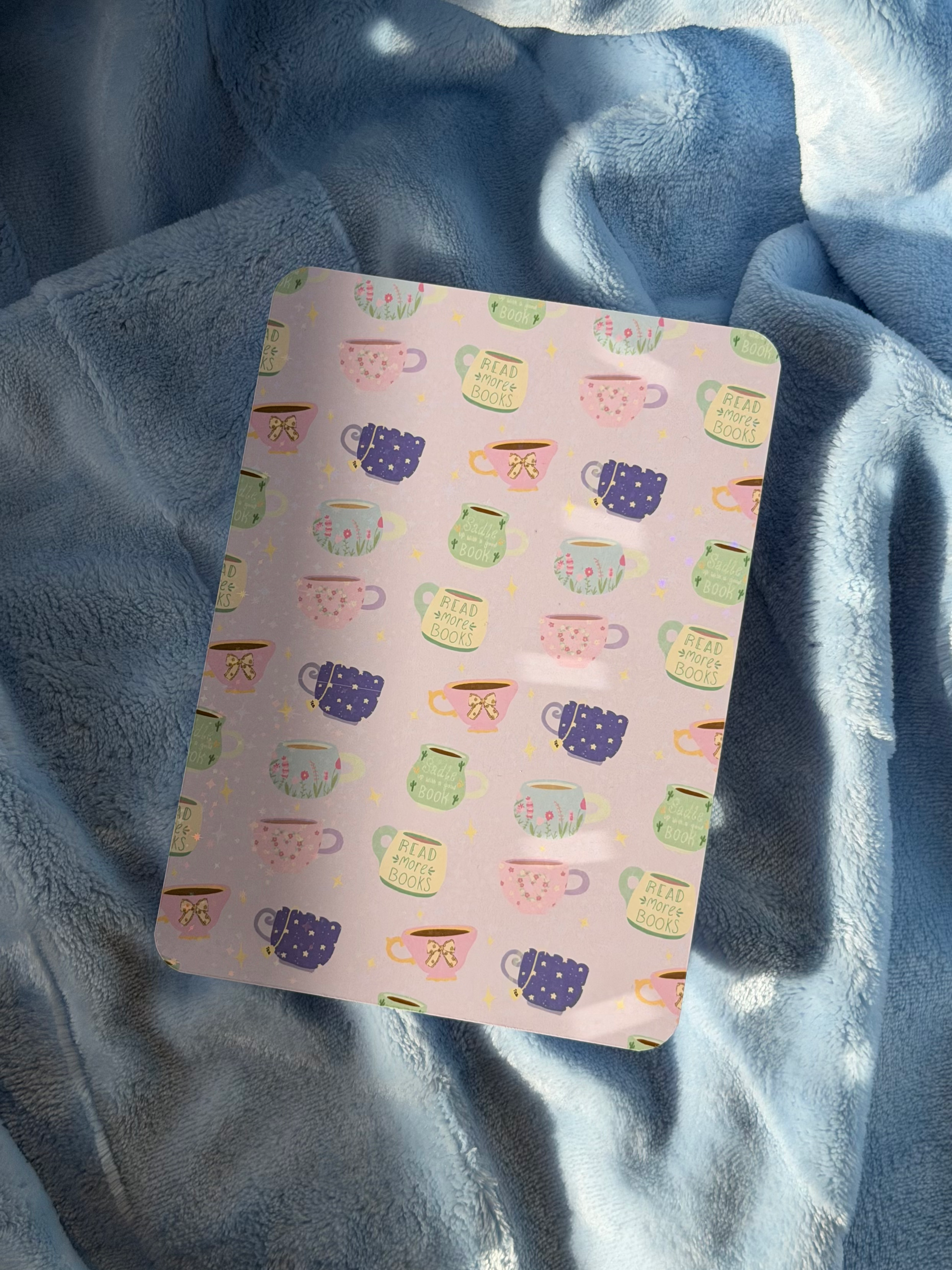 Reading Cups Sparkly Kindle Insert