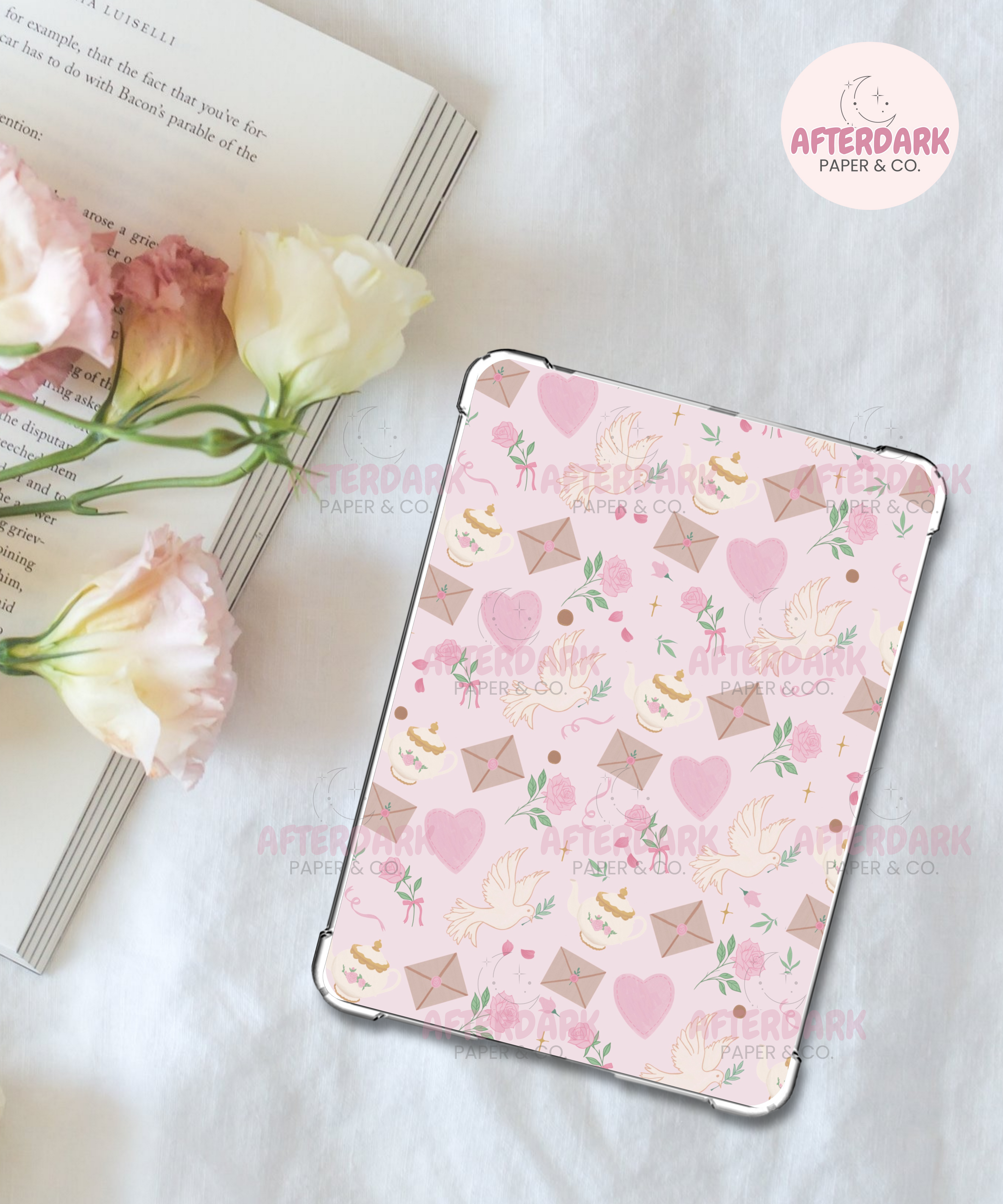 Sparkly Pink Historical Romance Kindle Insert