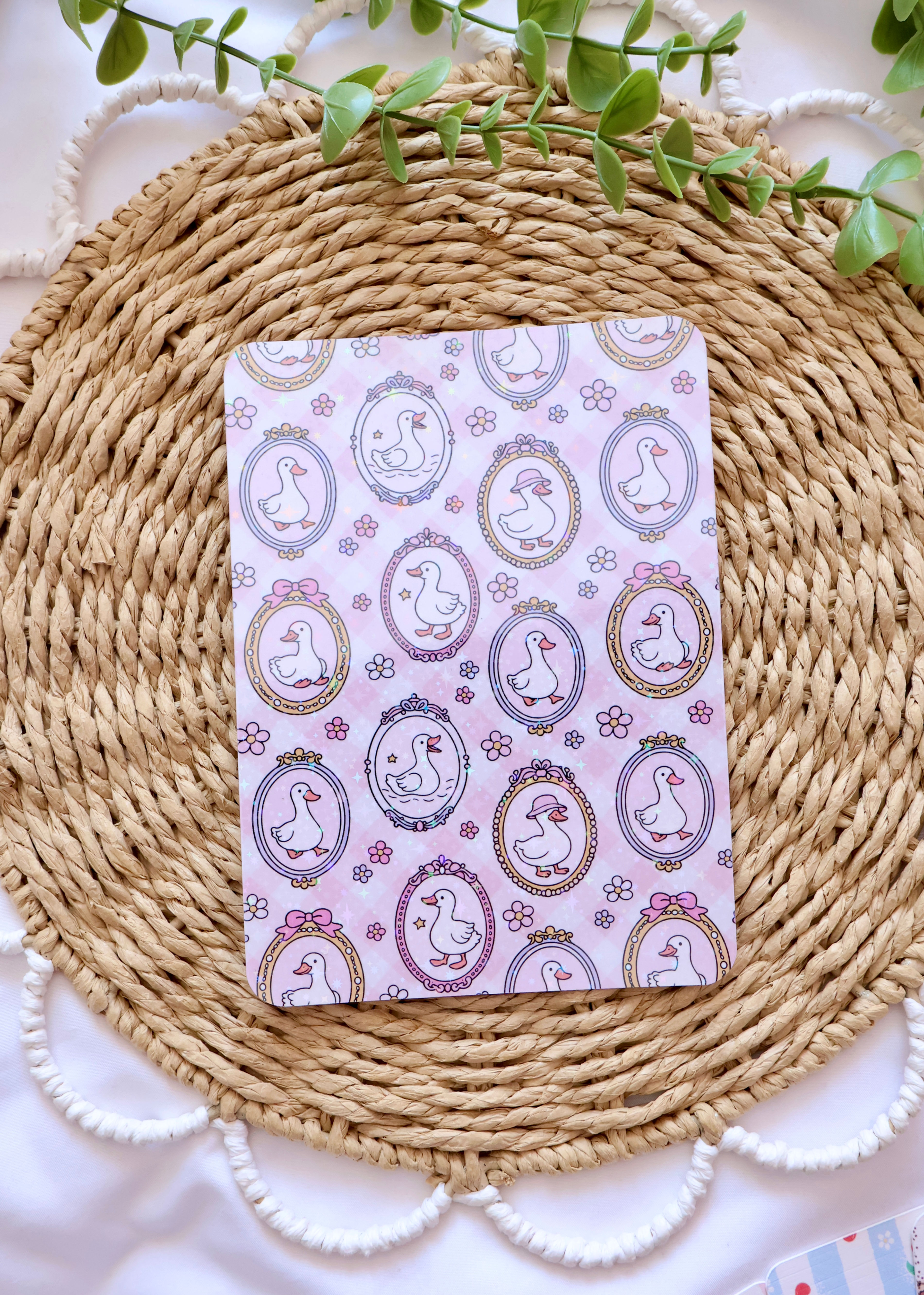 Sparkly Duck Party Kindle Insert