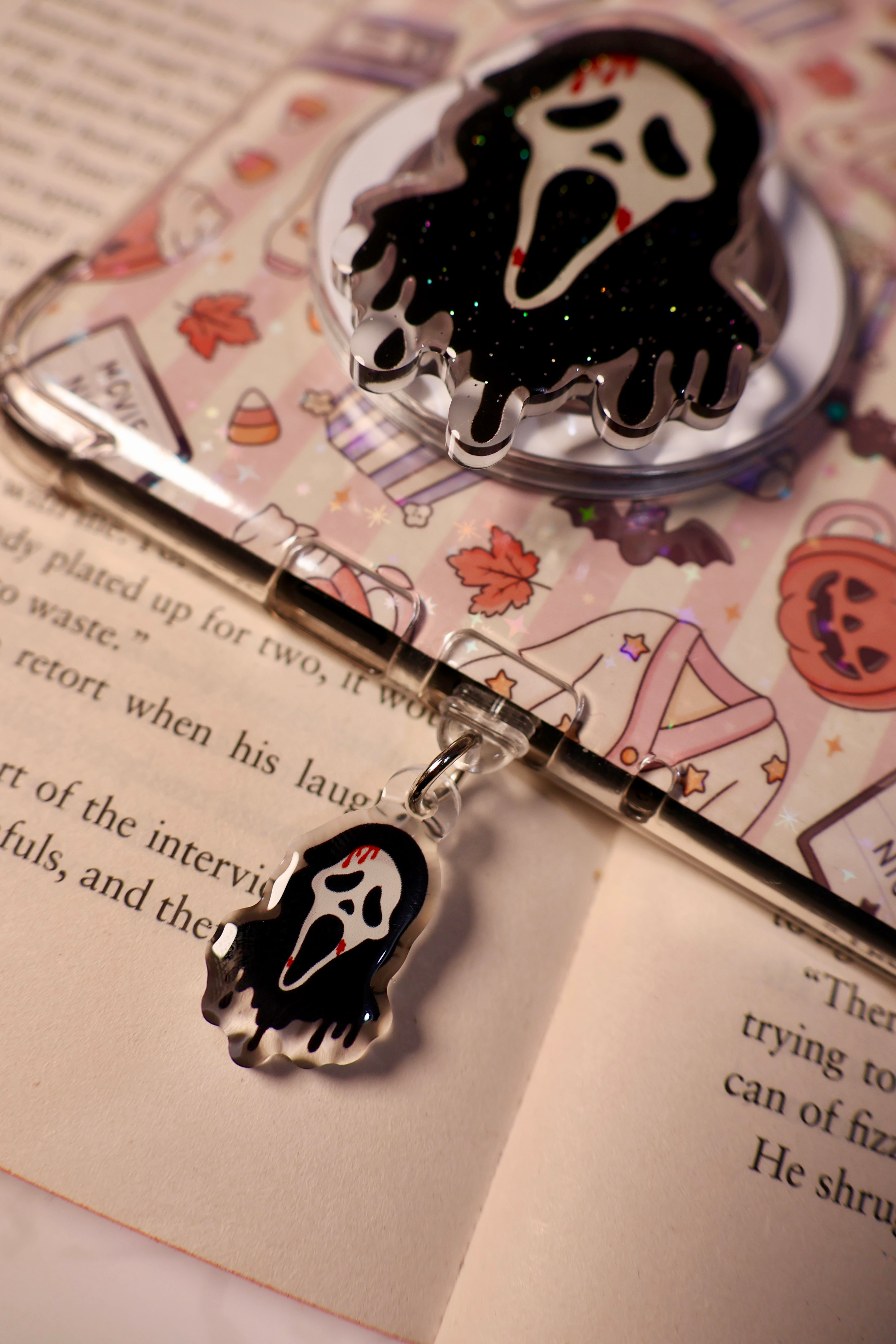 Ghost Face Dust Plug Charm