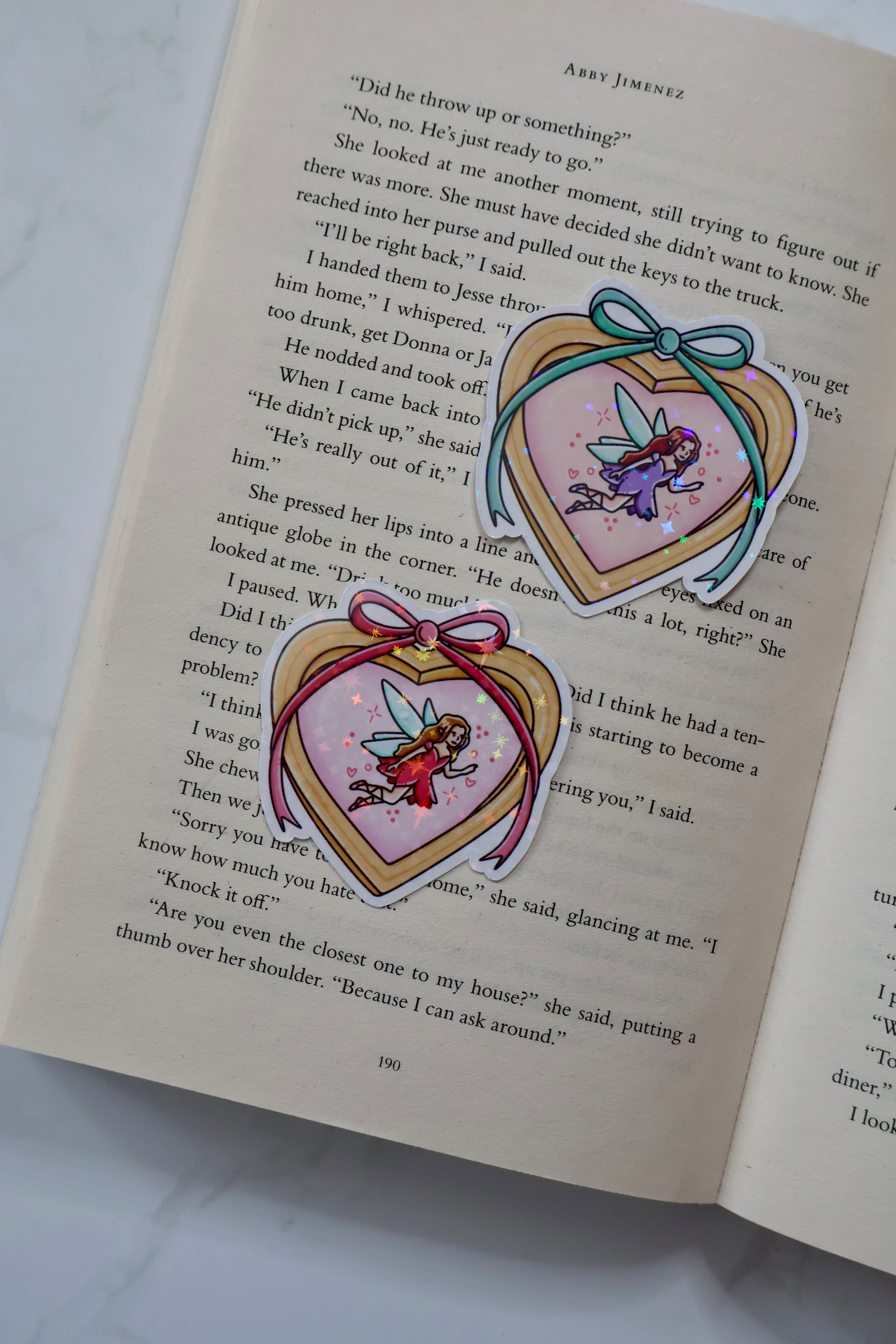 Fairy Locket Sparkly Sticker