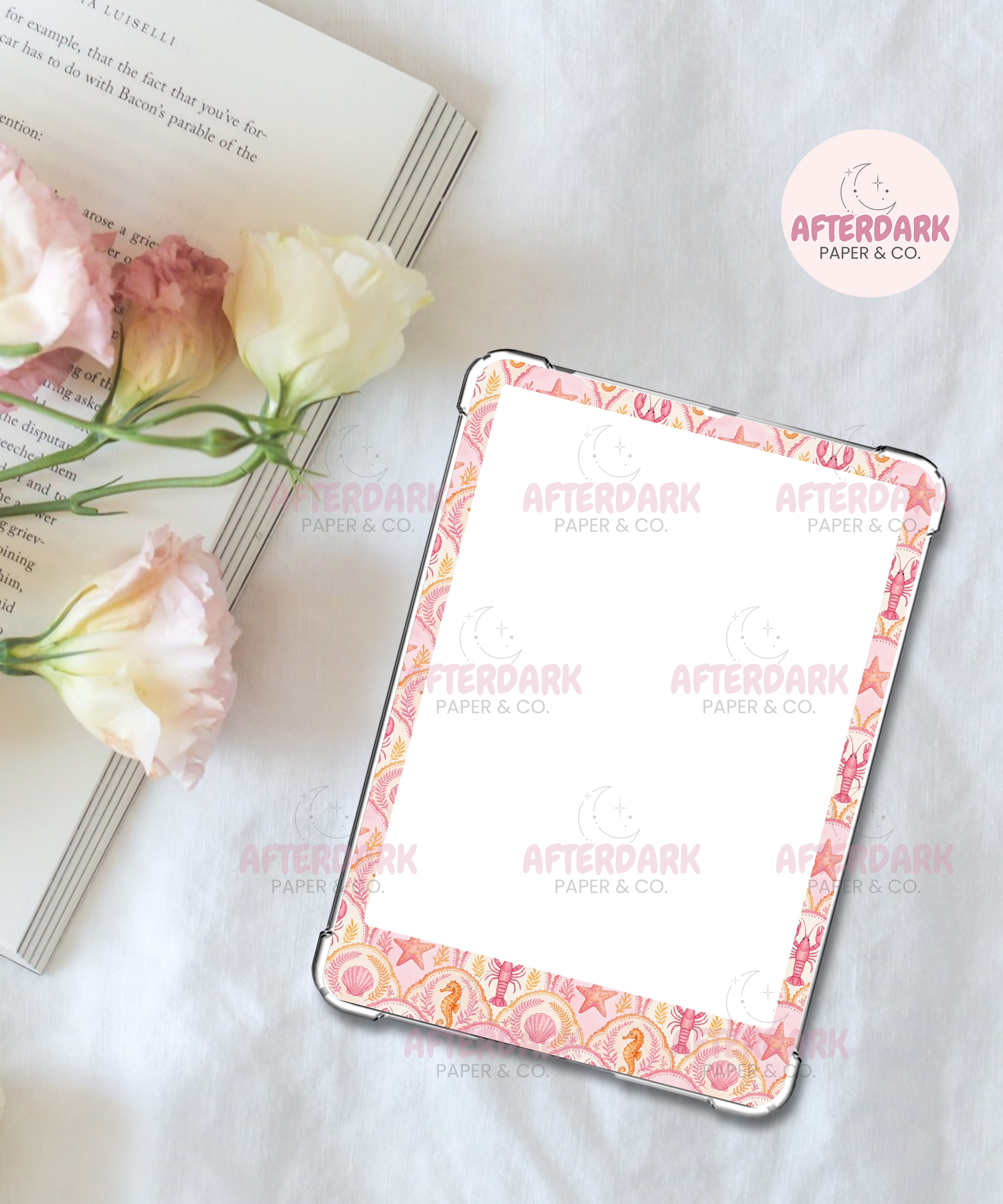 Sea Life Sparkly Kindle Skin