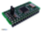 Closeup of Nano SwinSID chip for C64 - SID Chip