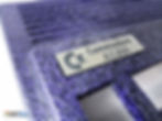 Amiga 1200 Purple textured case badge
