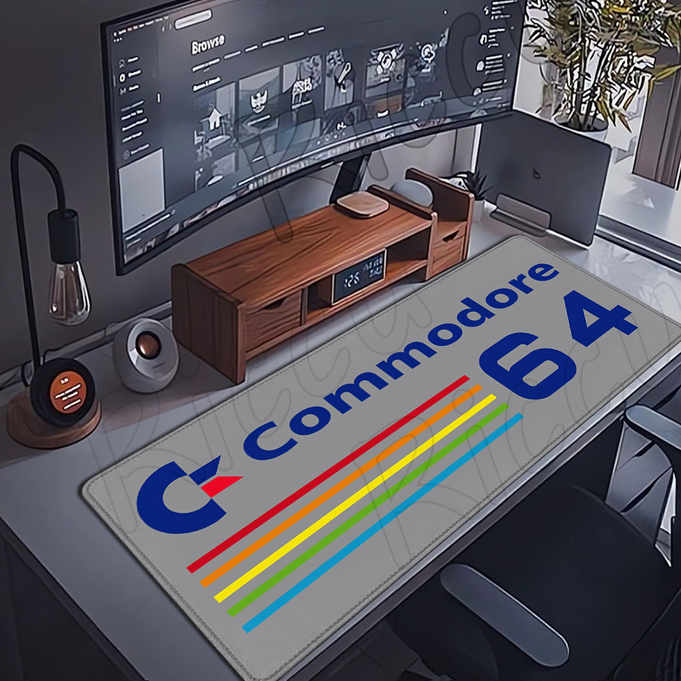 Thumbnail: Large Desk Keyboard Gaming Pad | Commodore 64
