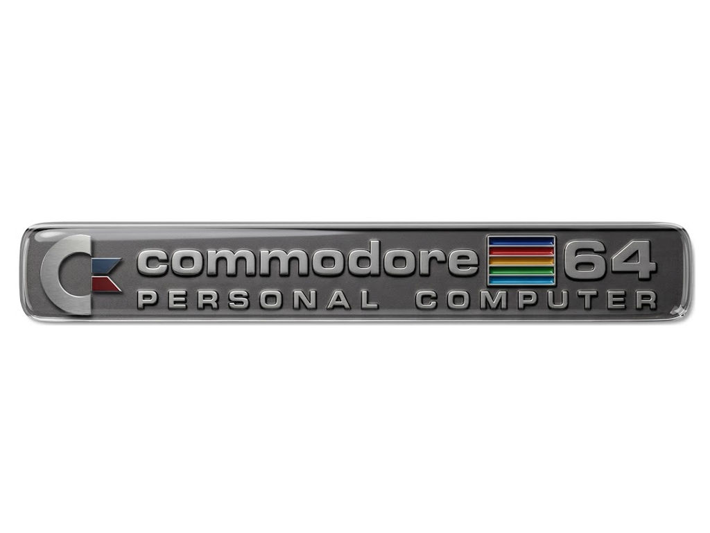 3D Gel Domed Badge for Commodore C64C