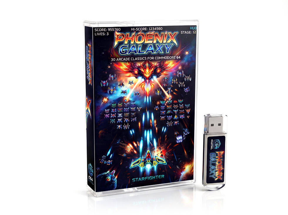 Phoenix Galaxy | C64 Digital USB for Commodore 64