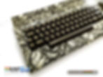 Custom Commodore C64C MKII Computer Keyboard angled
