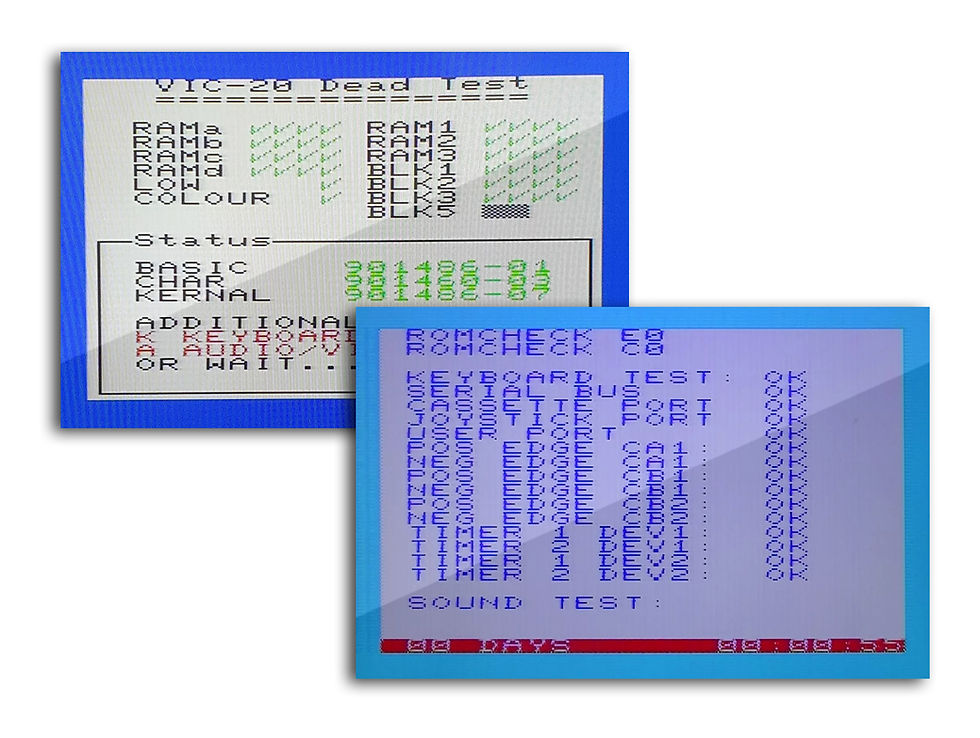 Thumbnail: Commodore Vic-20 Diagnostics & Harness Kit screen grabs