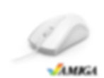 White Optical Amiga Mouse