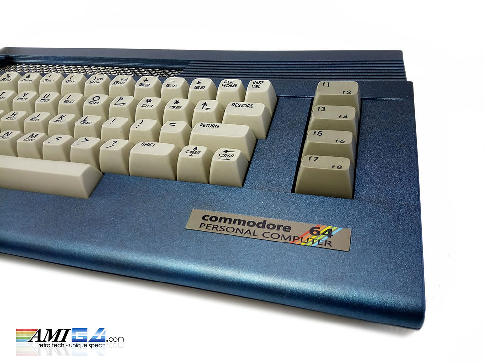 Thumbnail: Metallic Denim Commodore 64 C64C MKII