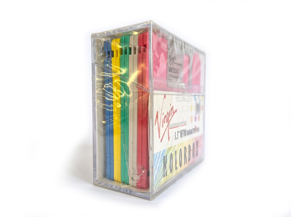 Virgin Branded 3.5" Blank Disks (10 PACK) MF2DD