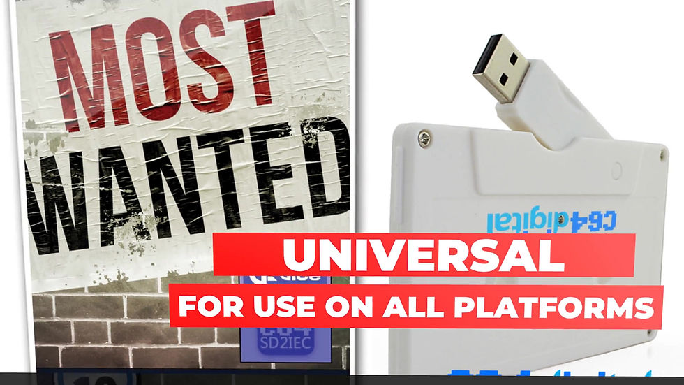 Thumbnail: MOST WANTED Games on one USB cassette-shaped pen drive