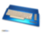 2-tone Metallic Blue C64C Case