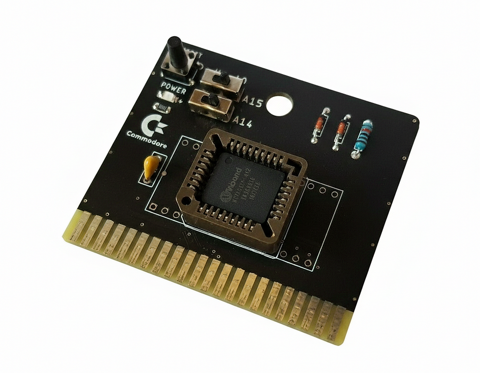 Thumbnail: Commodore C64 4in1 16k ROM Cartridge