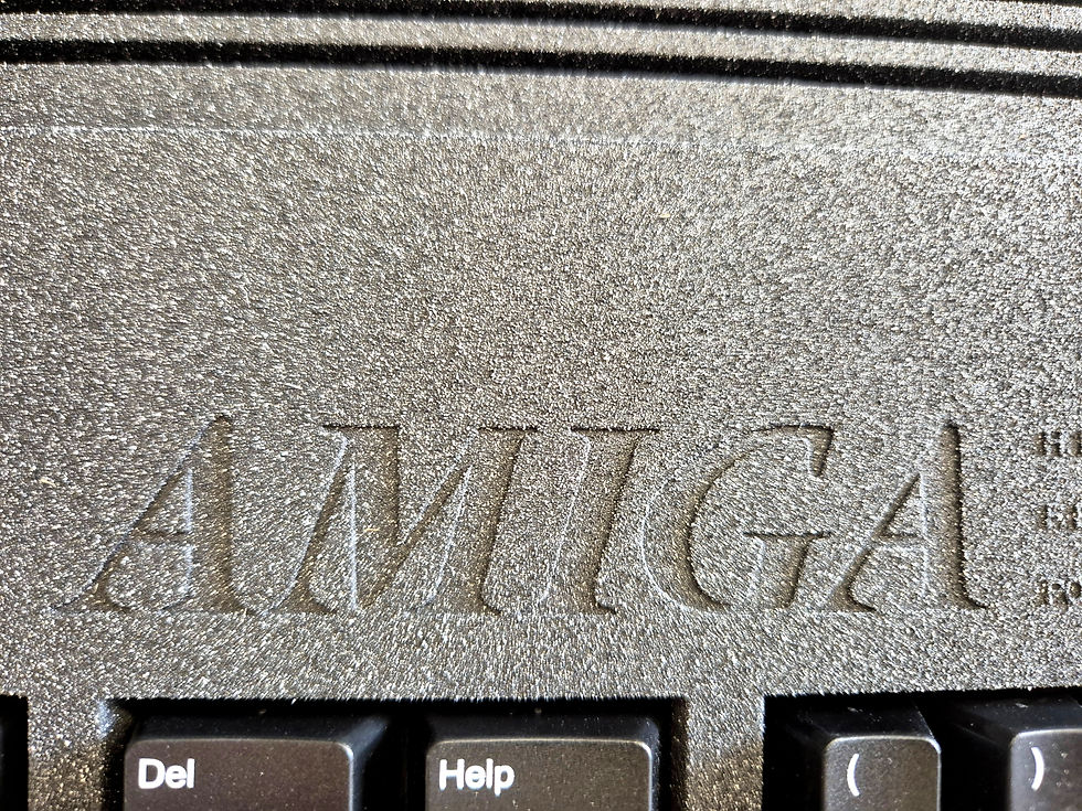 Thumbnail: Black 'Aged Iron' Case for Amiga 1200 (A1200)