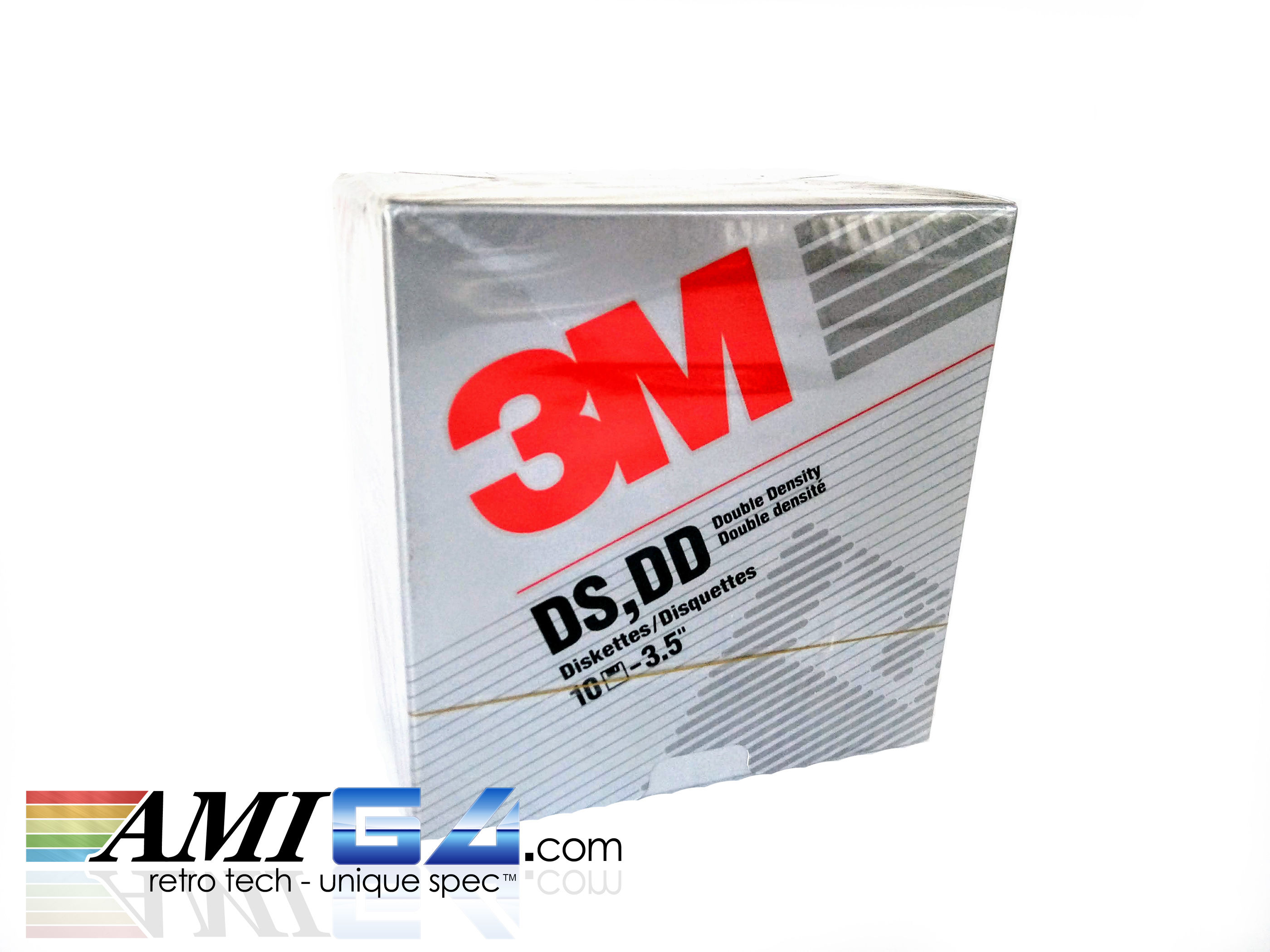3M branded DS,DD 3.5 inch floppy disks box of 10