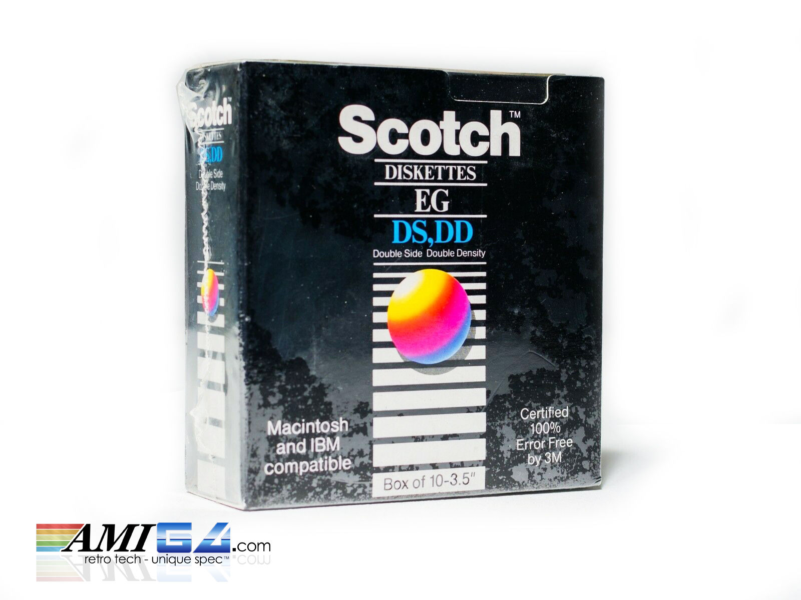 Box of Scotch DSDD 3.5 Disks Mf-2dd