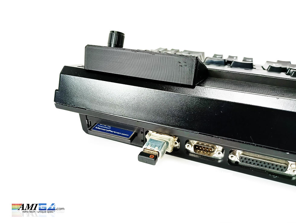 Thumbnail: Black Amiga A1200 with TF1260, 128mb ram &  Gotek