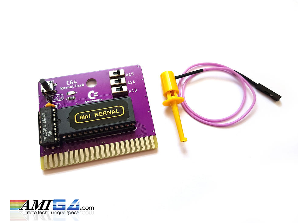 Thumbnail: 8-in-1 Kernal Cartridge with clip wire for C64