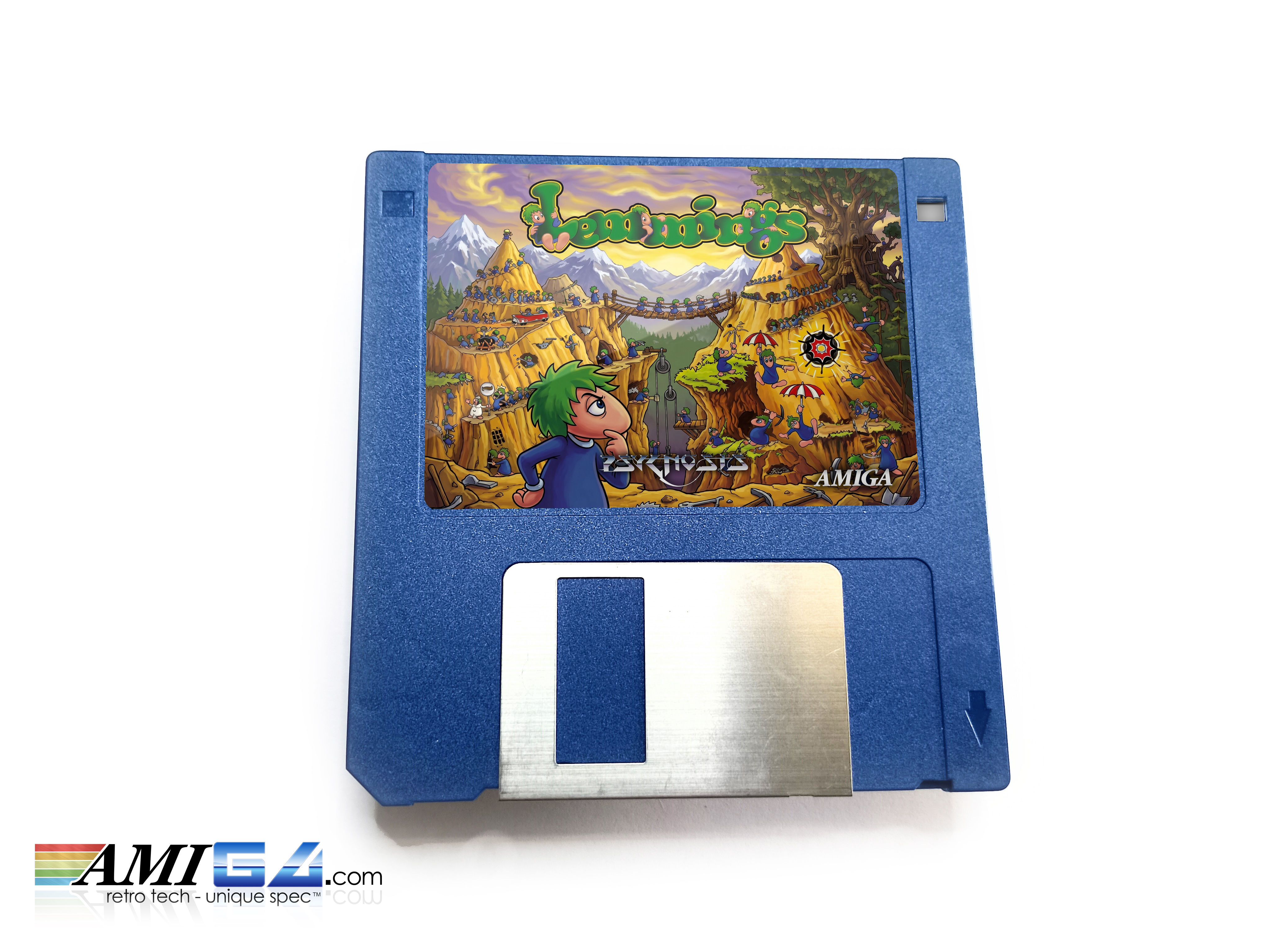 Lemmings (Amiga Game Disk) 1991 First Edition