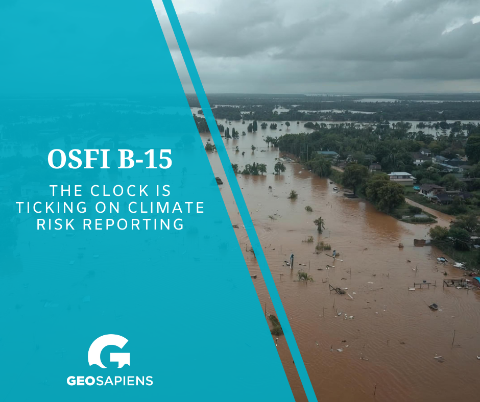 Geosapiens help to comply with OSFI B-15