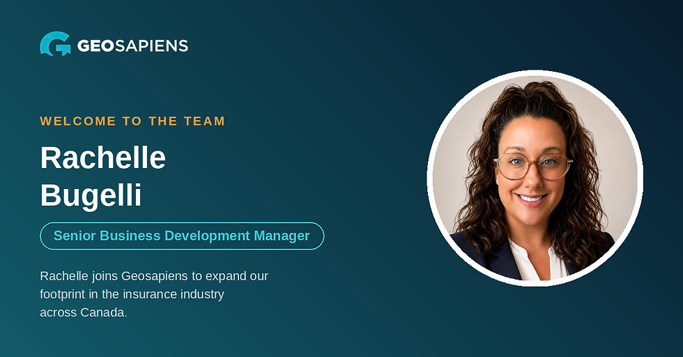 Geosapiens Welcomes Rachelle Bugelli as Senior Business Development Manager