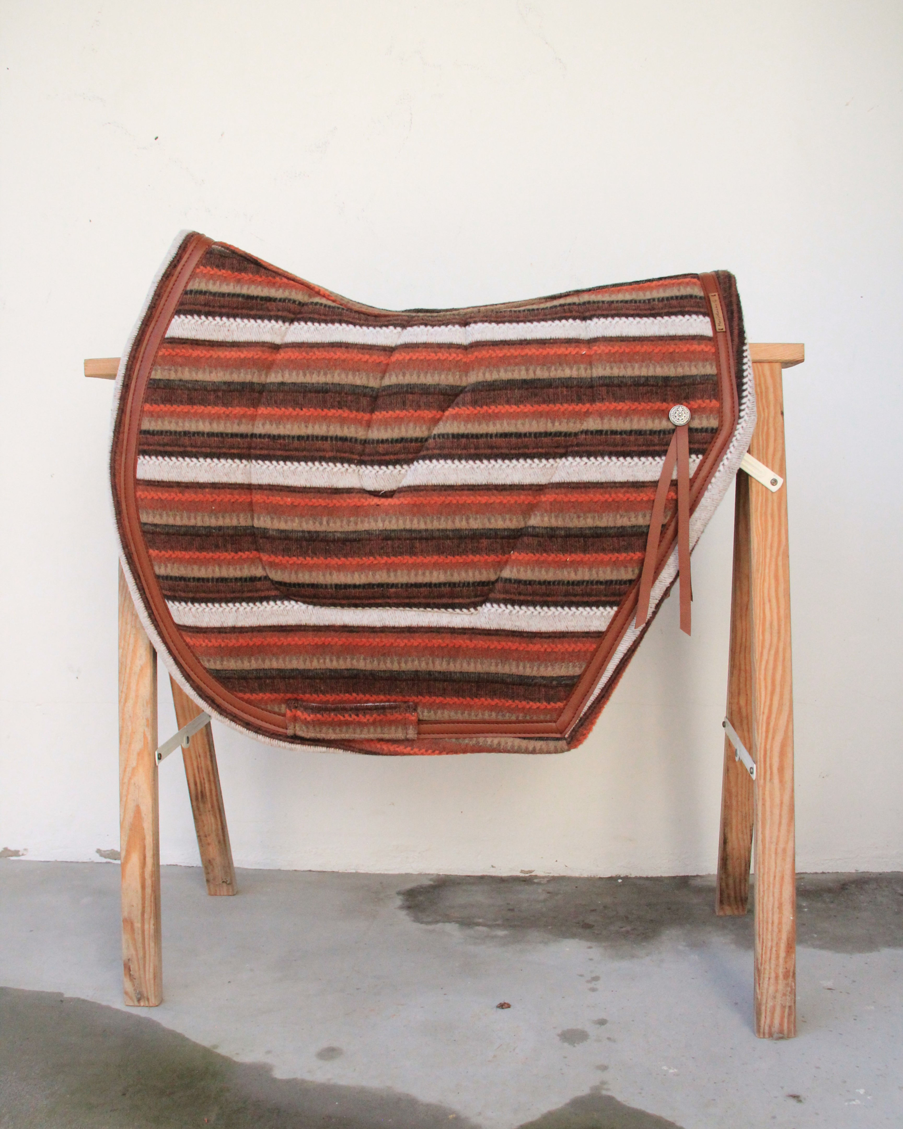 Tapis de selle - Coupé - Rayures et tresses automn