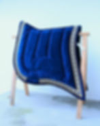 Thumbnail: Set - Iberian Fleur de lys - Navy blue velvet