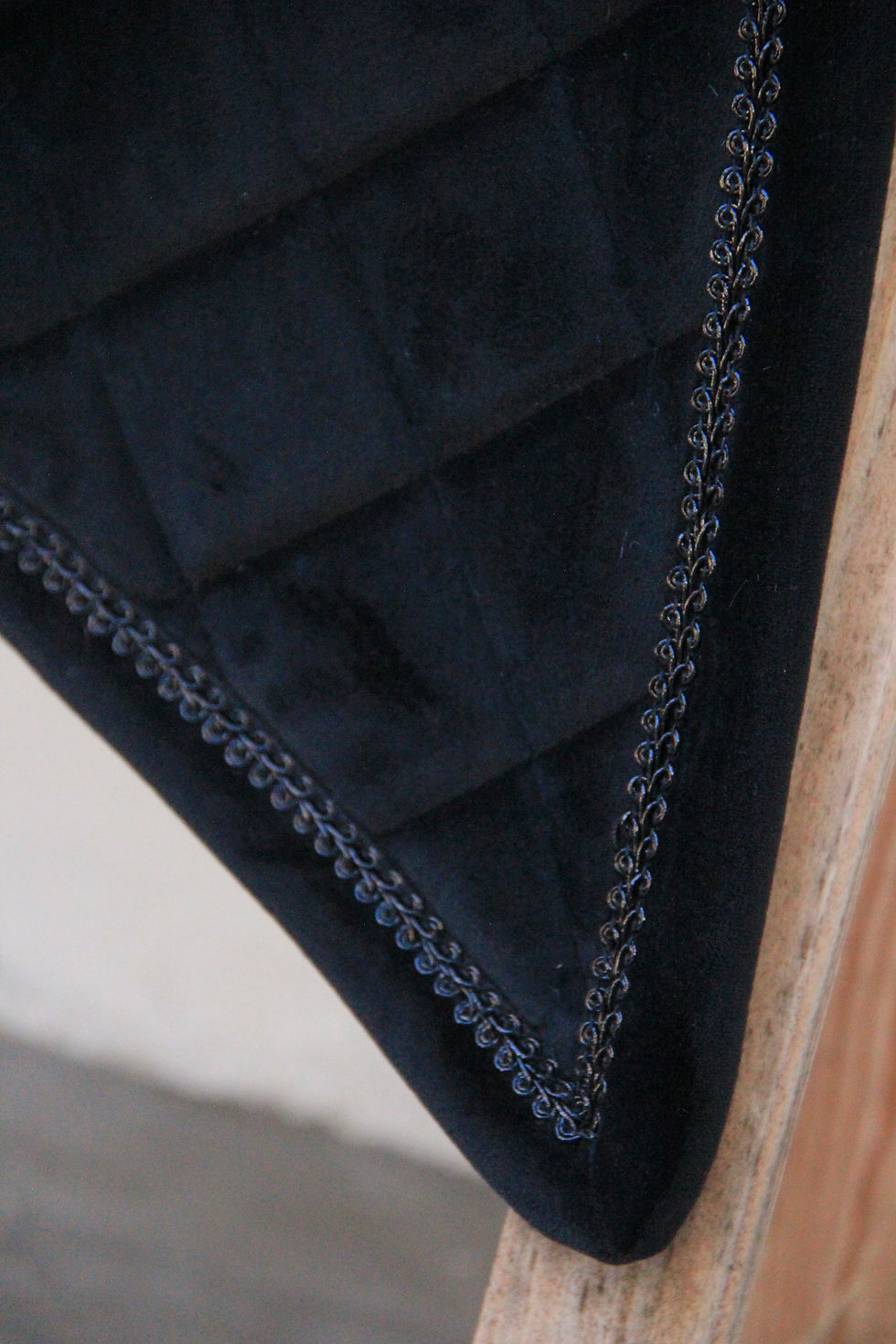 Thumbnail: Tapis de selle - Ibérique carreaux - Velours Noir