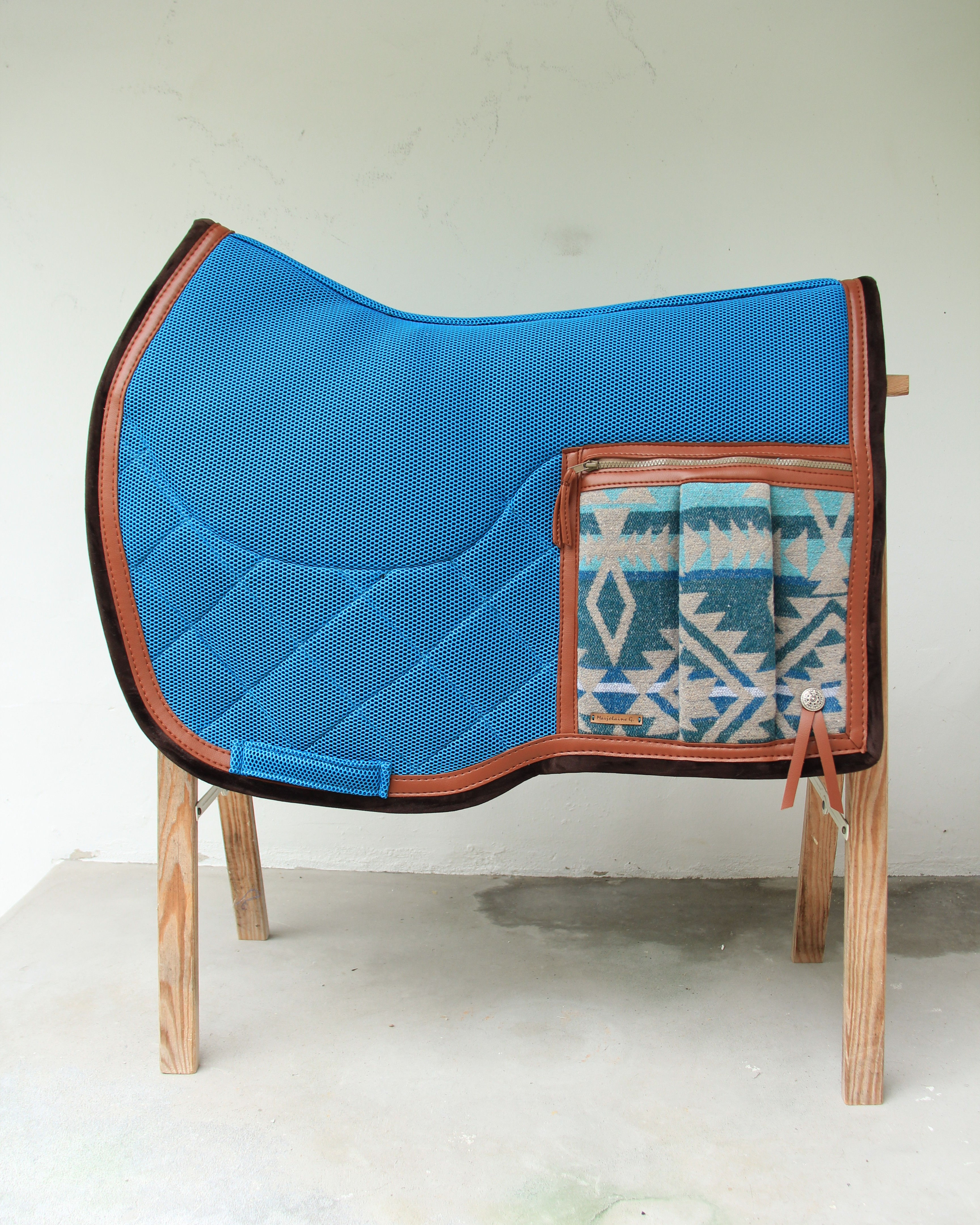 Tapis de selle - Rando/Balade - Turquoise