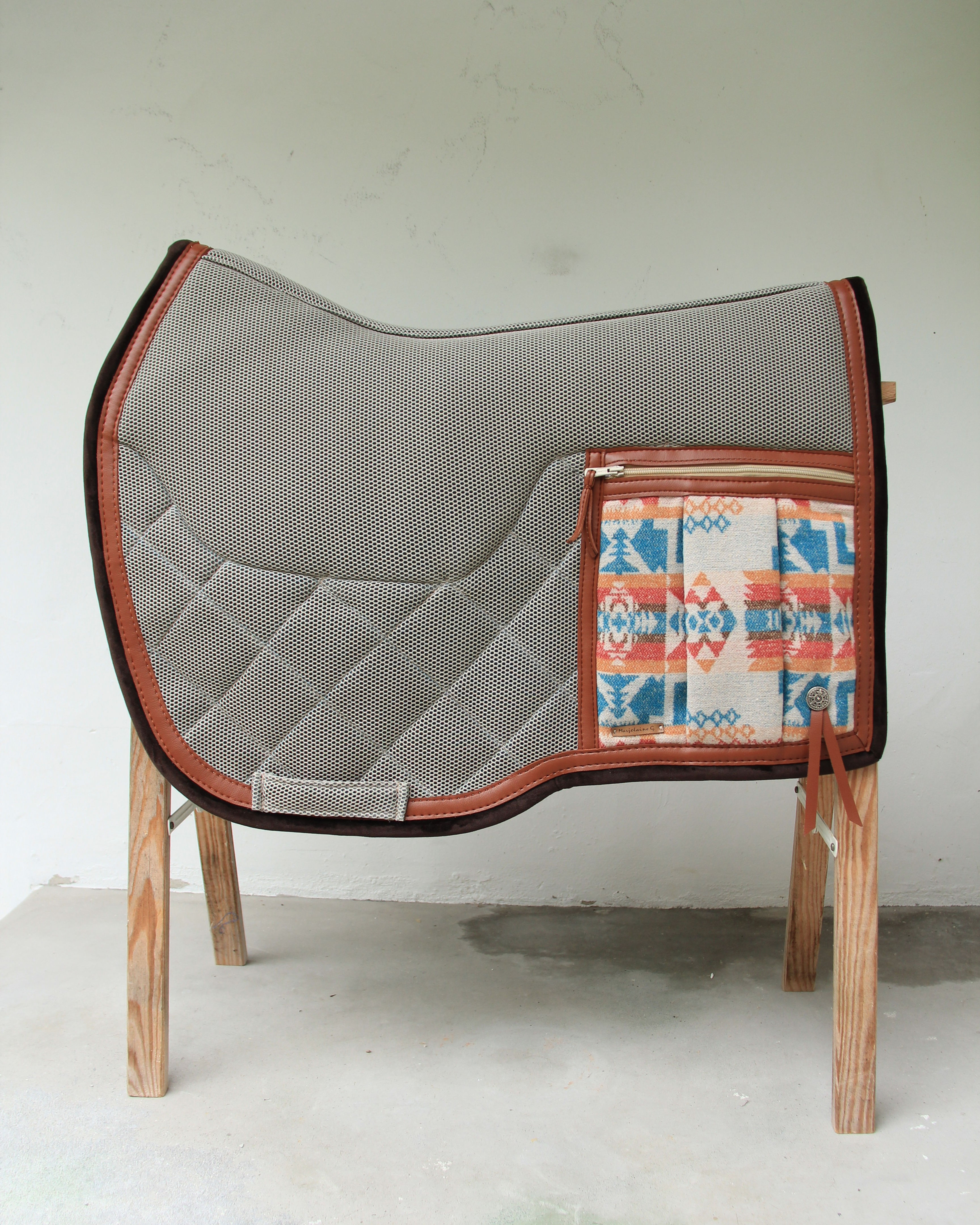 Tapis de selle - Rando/Balade - Taupe