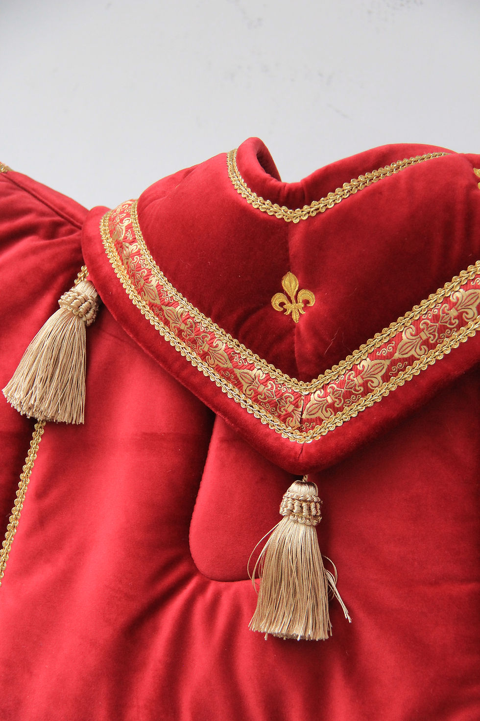 Miniature : Ensemble - Ibérique Fleur de lys - Velours Rouge