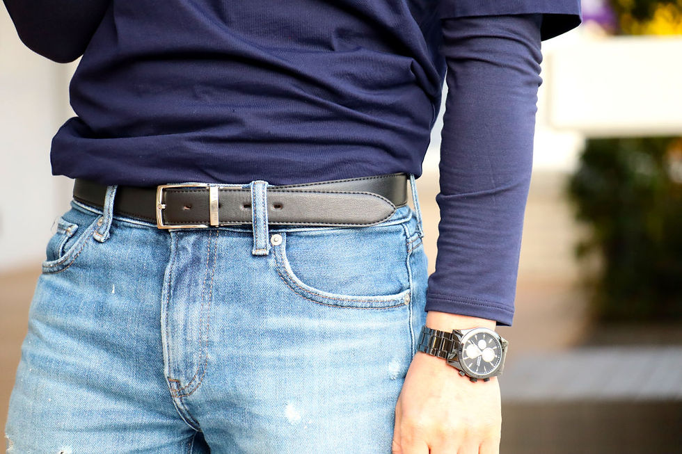 サムネイル： Apple Leather Reversible ZUREN Belt (B/BR) made in Tokyo