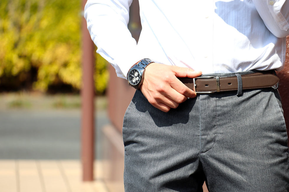 サムネイル： Apple Leather Reversible ZUREN Belt (C/N) made in Tokyo