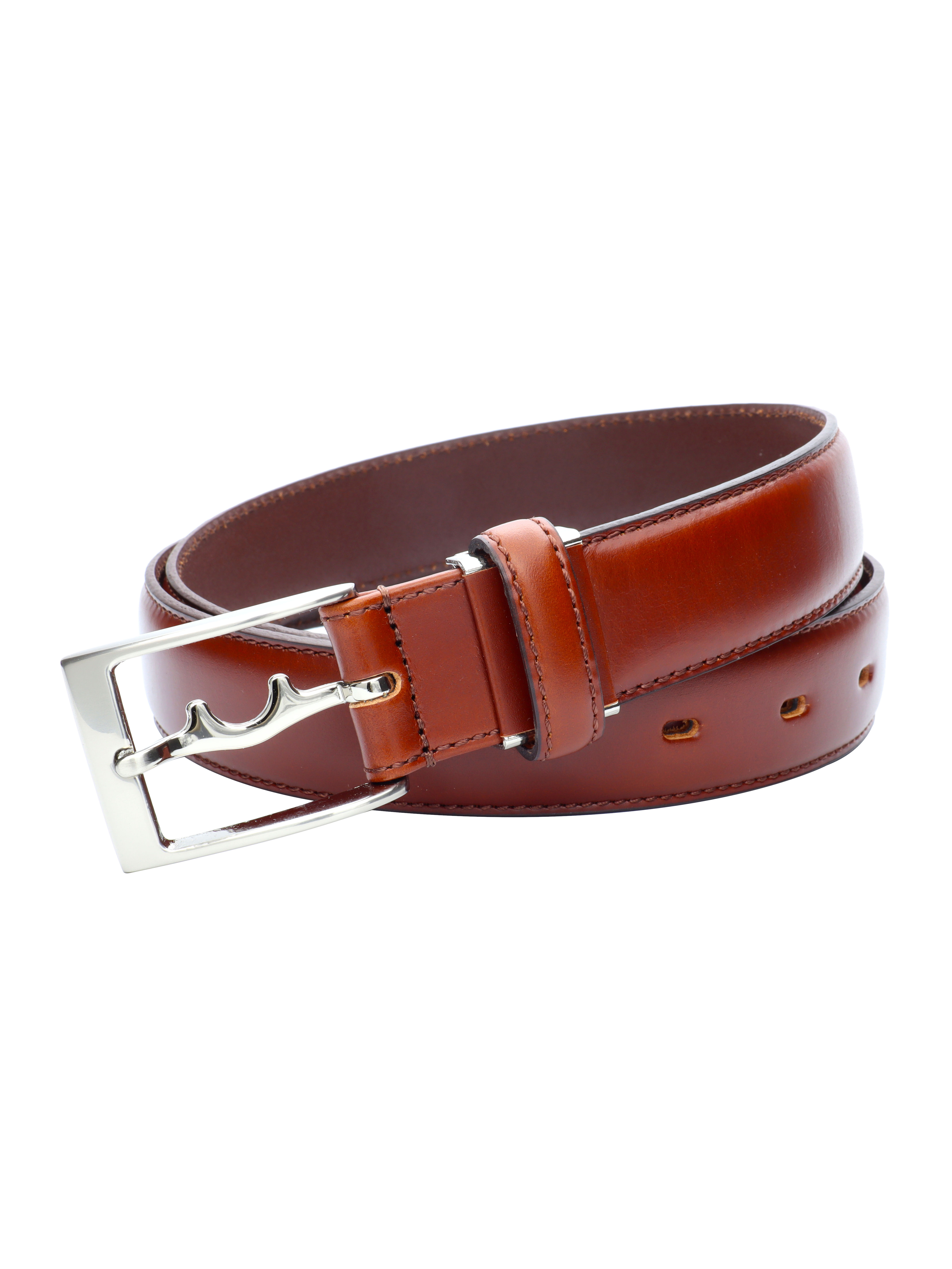 Italian Top Grain Leather ZUREN Belt (BROWN) made in Tokyo
