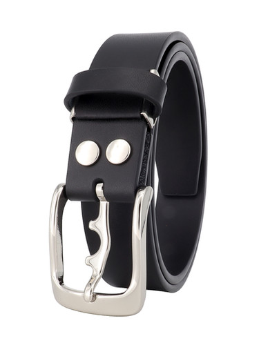ALL MAT BLACK ZUREN BELT (DRESS CASUAL ニッケルフリー) | noesArk