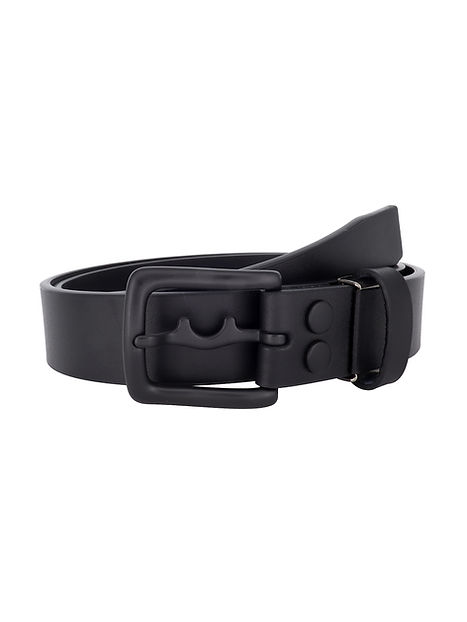ALL MAT BLACK ZUREN BELT (VINTAGE CASUAL ニッケルフリー) | noesArk