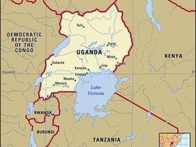 Map of Uganda