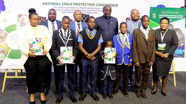 Vice President Kembo Mohadi launching the National Action Plan for Children in Bulawayo.