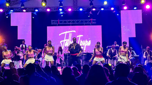 “Fally Ipupa performing modern Congolese rumba on stage”