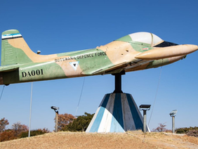 Thebephatshwa Air Base sign