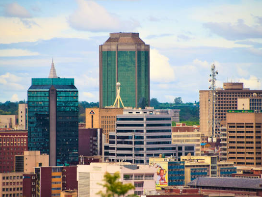 A view of the financial district in Harare, home to CBZ and FBC headquarters.