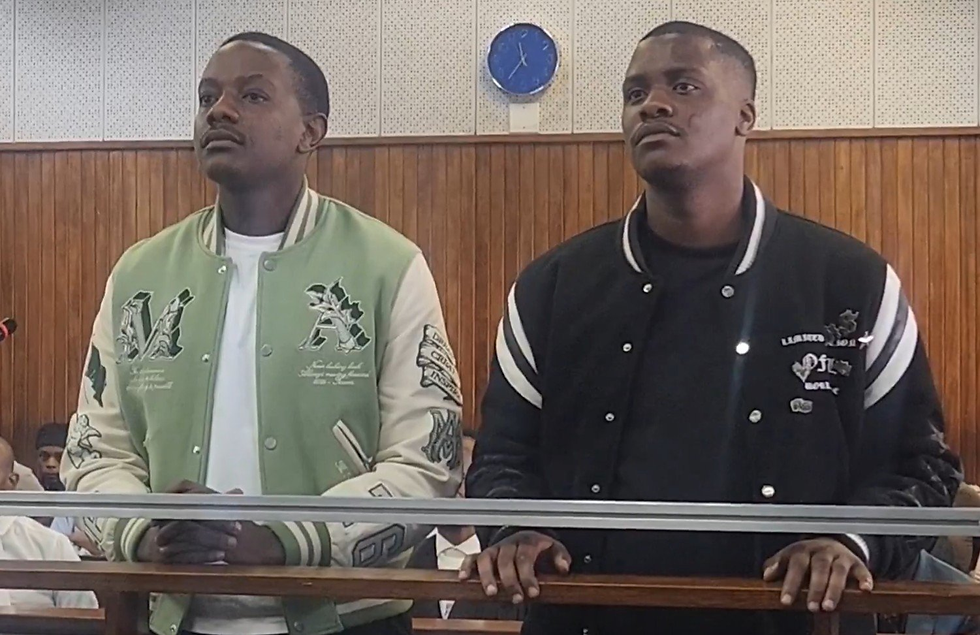 Bellarmine Chatunga Mugabe and his co-accused, Tobias Matonhodze