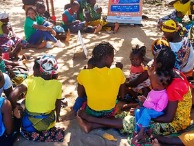 Young people attending a reproductive health dialogue.