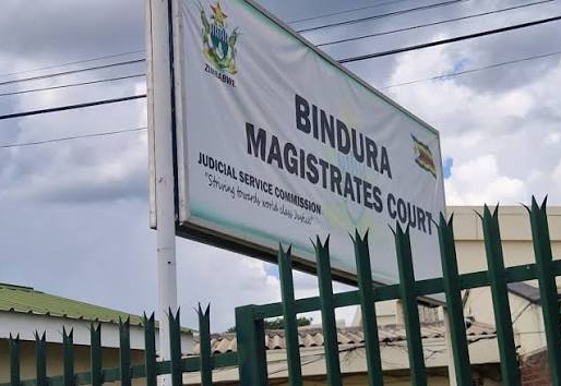 Exterior of the Bindura Magistrates' Court.
